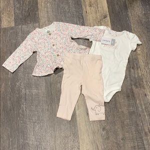 Carter’s Baby Girl Spring Floral Set - 6M NWT